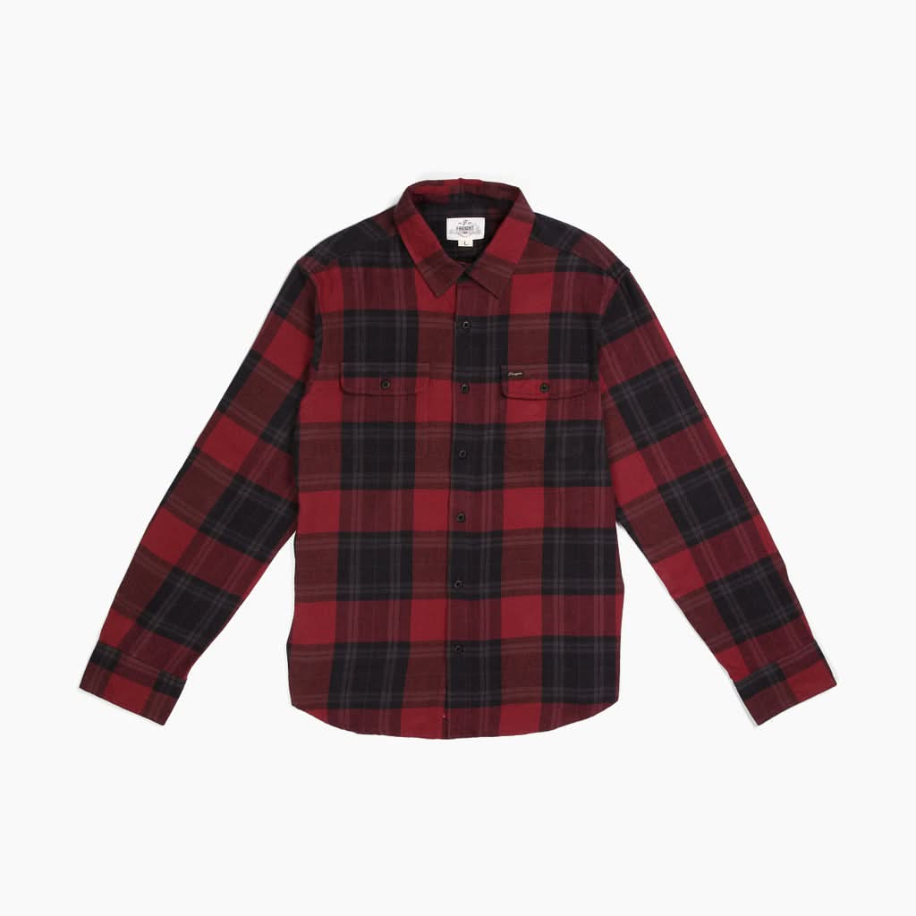 Cassidy Flannel unisex heavyweight workwear flannel shirt