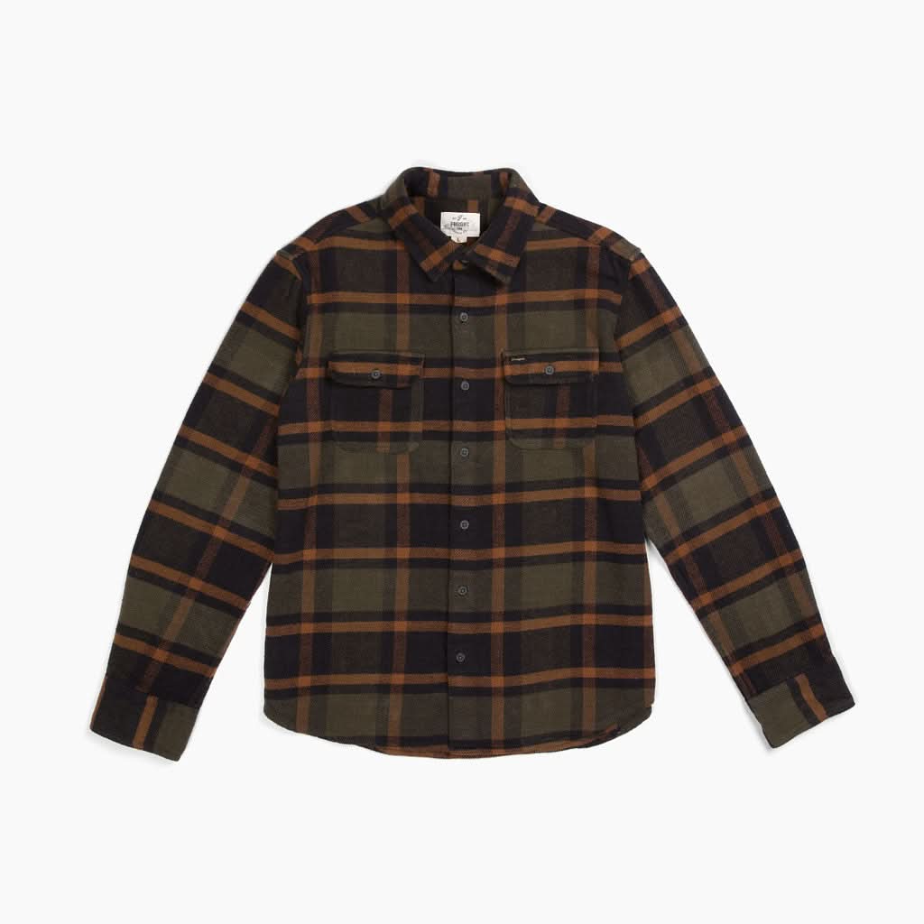 The Tucker Flannel is 11.5oz of tough cotton—ready for cold nights and long days.