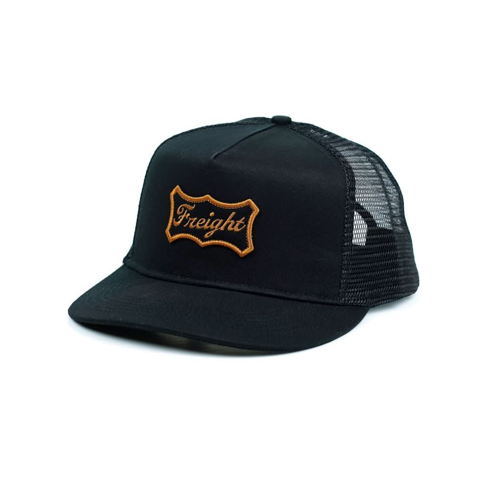 The Wolf Trucker Snapback is built to grind. Holds shape, breathes easy, mid-profile crown, snapback fit, mesh for airflow. Tough cotton/poly blend.