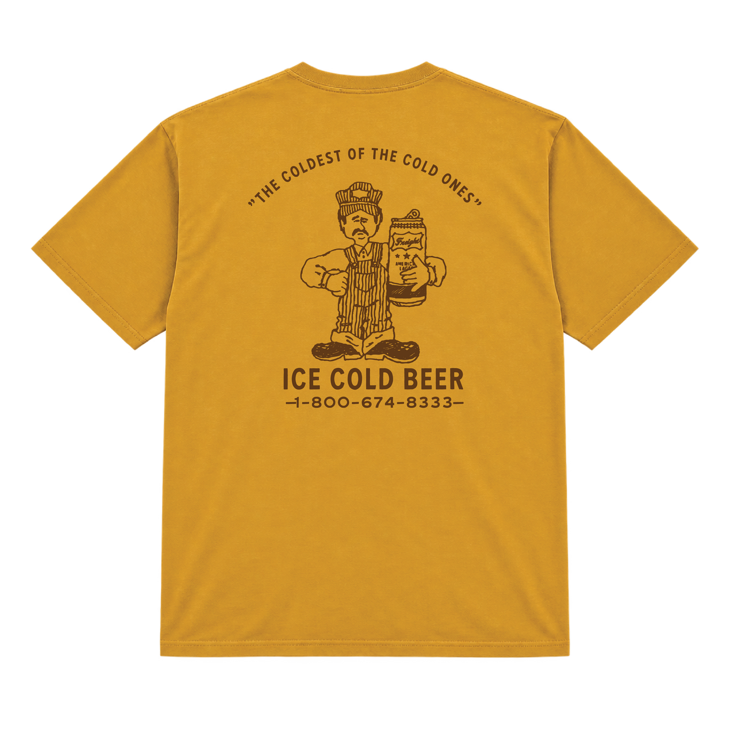COLD ONES TSHIRT | MUSTARD