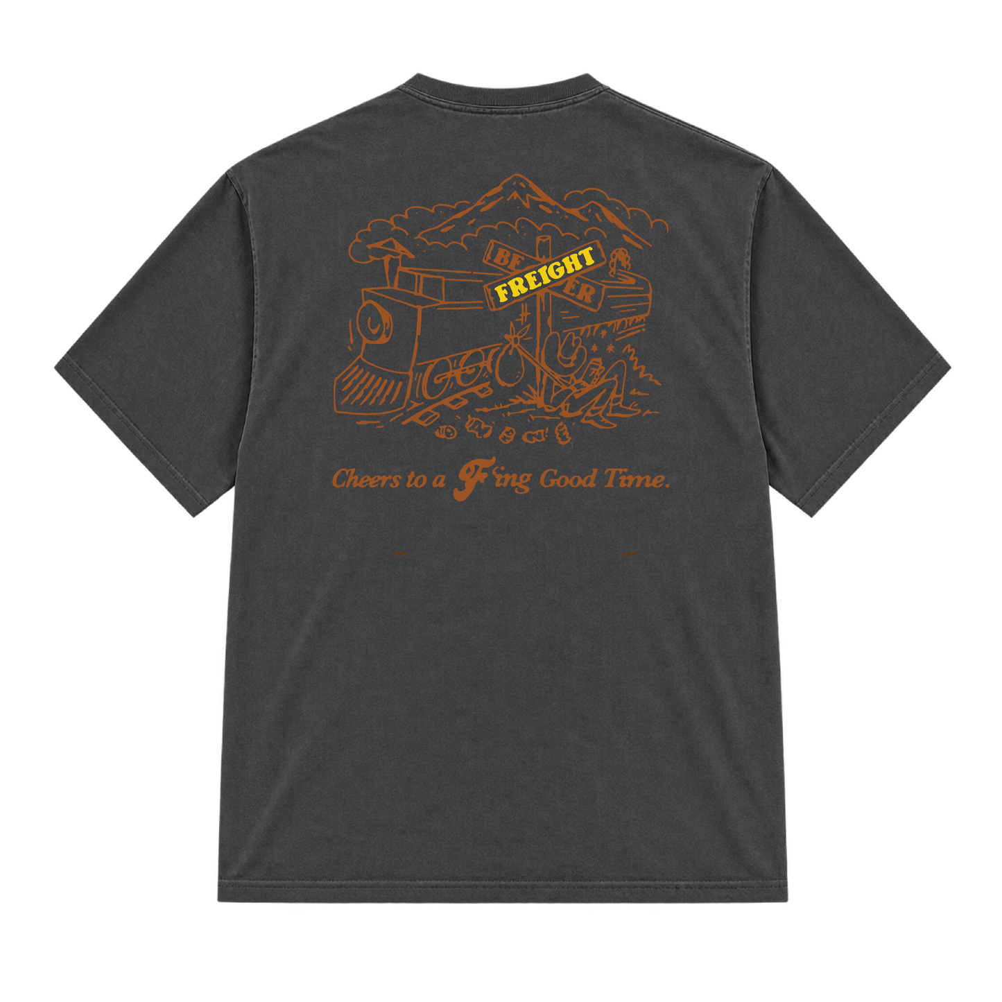 GOOD TIMES TSHIRT | CHARCOAL