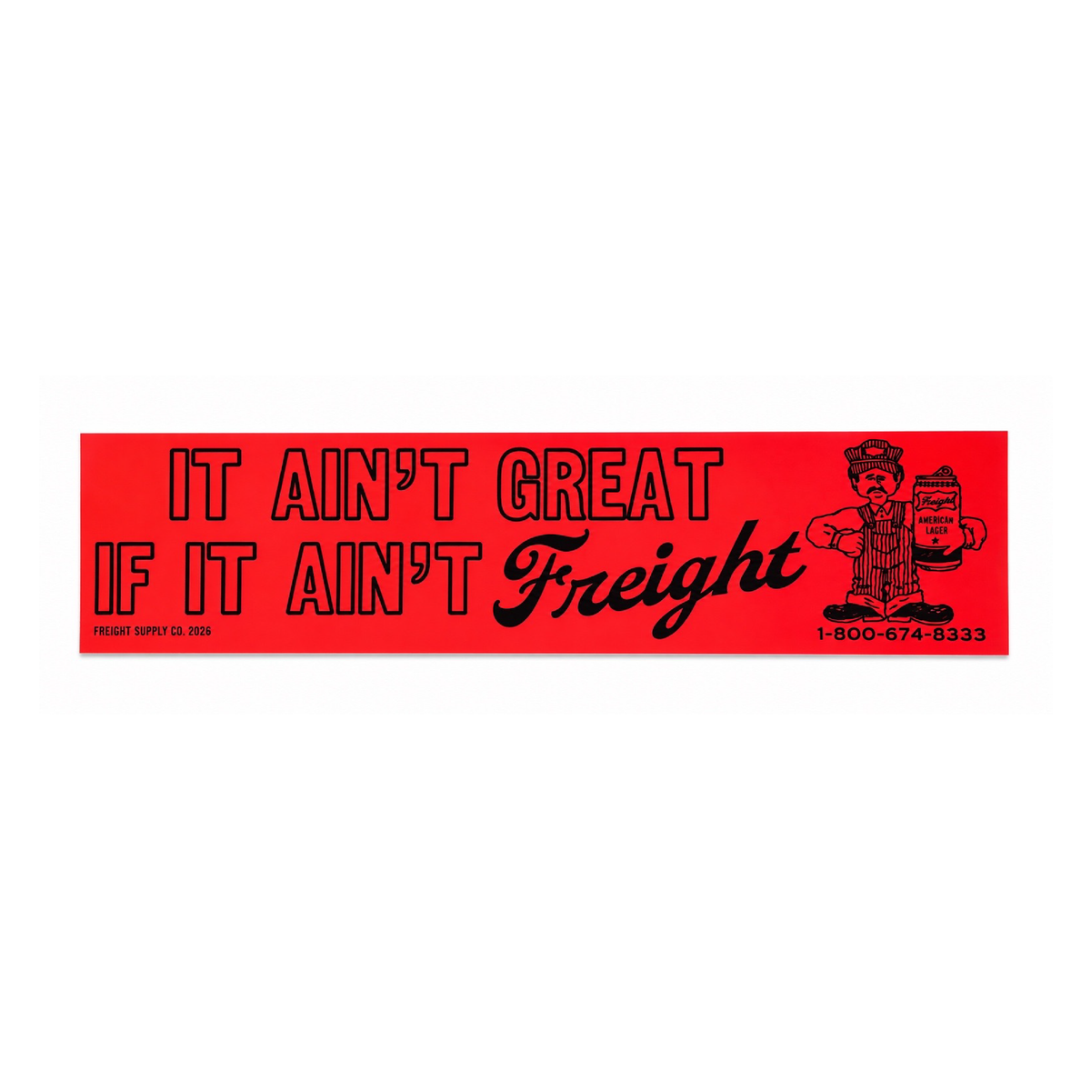 HAULER BUMPER STICKER